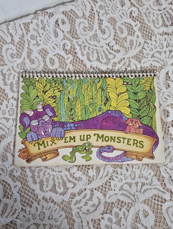 Vintage Other - Mix 'Em Up Monsters Book
